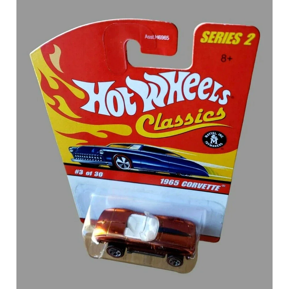 2006 Hot Wheels 1965 CORVETTE CONVERTIBLE Copper Classics Series 2 REDLINE VAR!